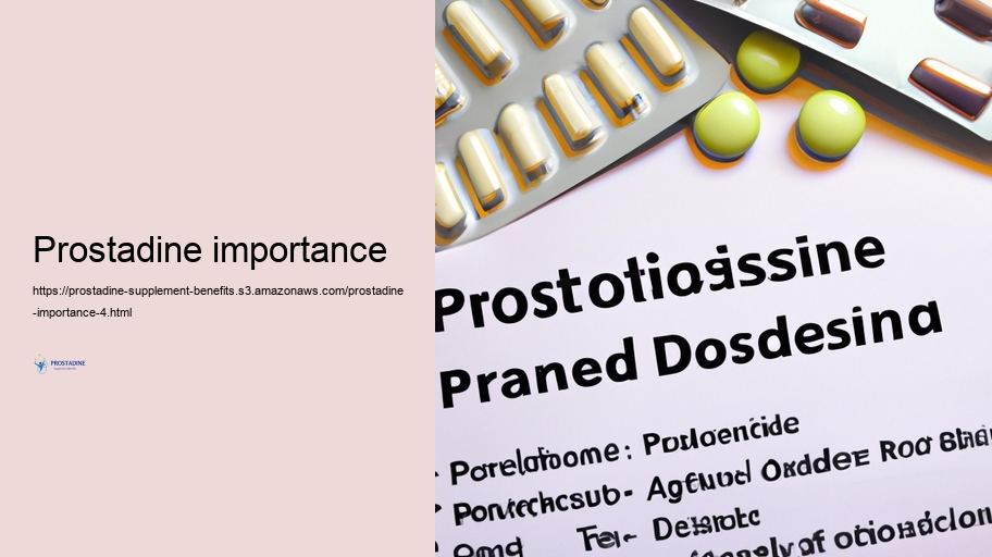 Recommended Dosages and Administration of Prostadine